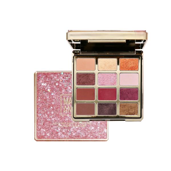 Mackandy มาใหม่!! สุดร้อนแรง Quicksand อายแชโดว์ Eye Palette 12 สี Glitter อายแชโดว์ Matte Shimmer Pigmented Eye Shadow Powder