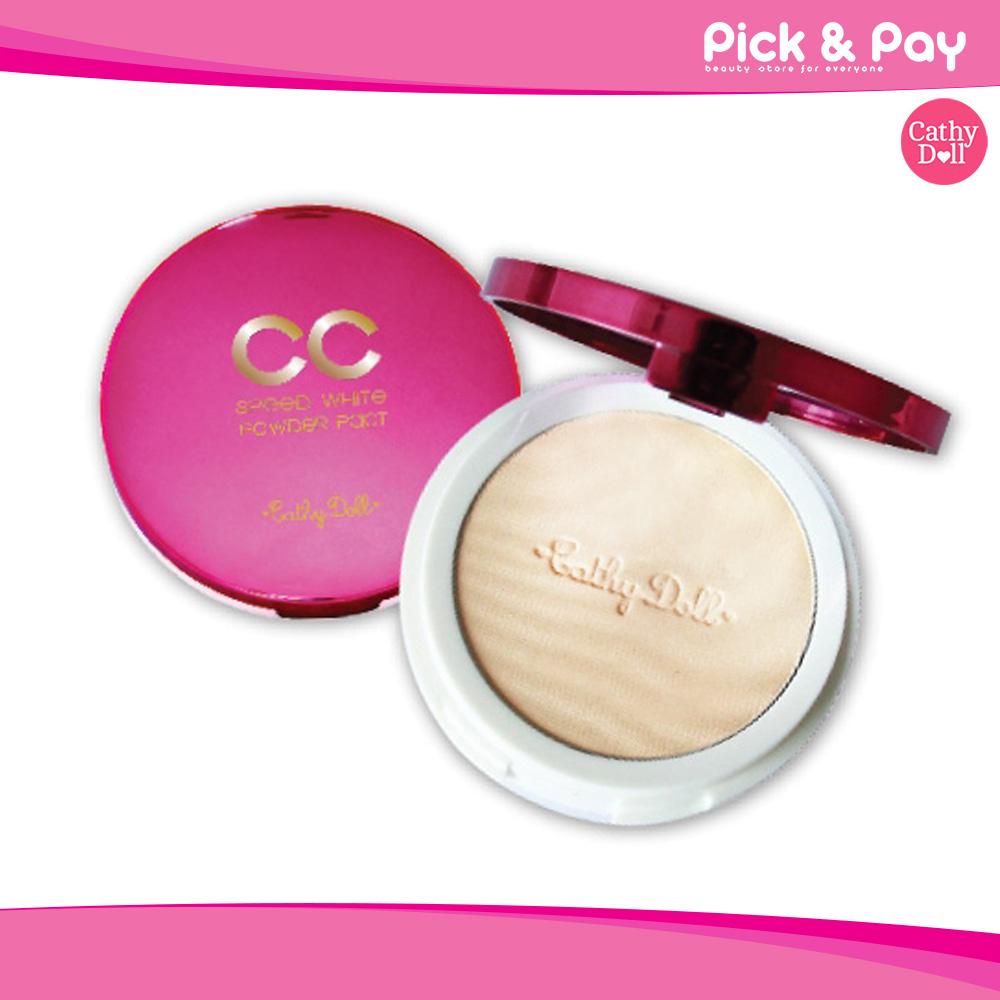 Karmart Cathy Doll CC Speed White Powder Pact SPF40 PA+++ 12กรัม แป้ง เคที่ดอลล์ แป้งซีซี แป้งcc แป้งตลับ สปีดไวท์ คุมมัน (PNP)