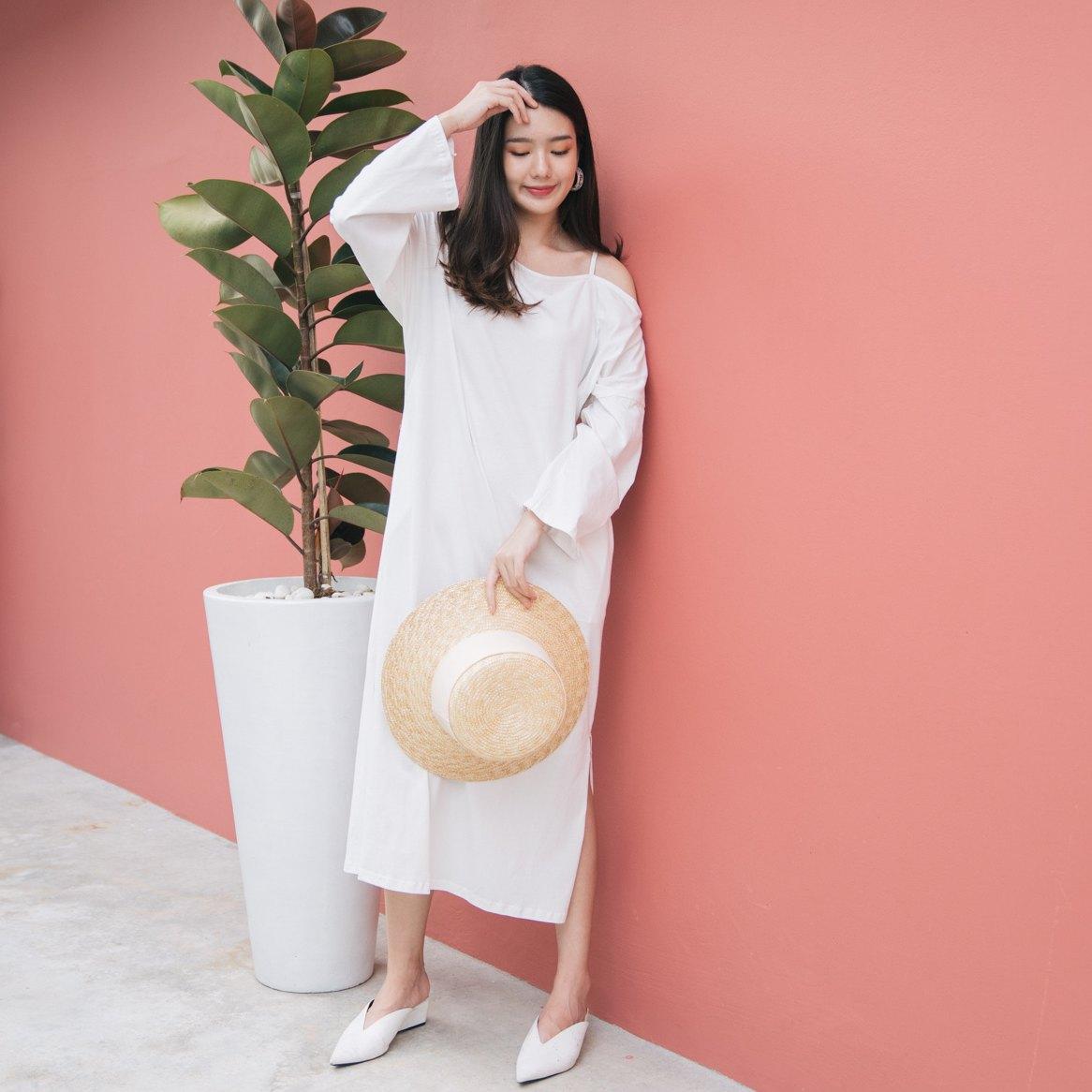 Kimmame เดรส รุ่น Avocado Cotton