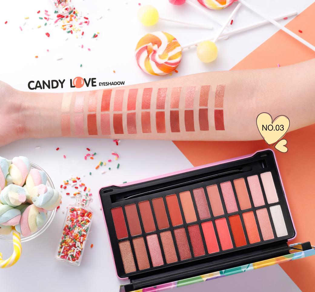 No.03 - ใหม่ล่าสุด! โอดีบีโอ แคนดี้ เลิฟ อายแชโดว์ odbo Candy Love Eyeshadow