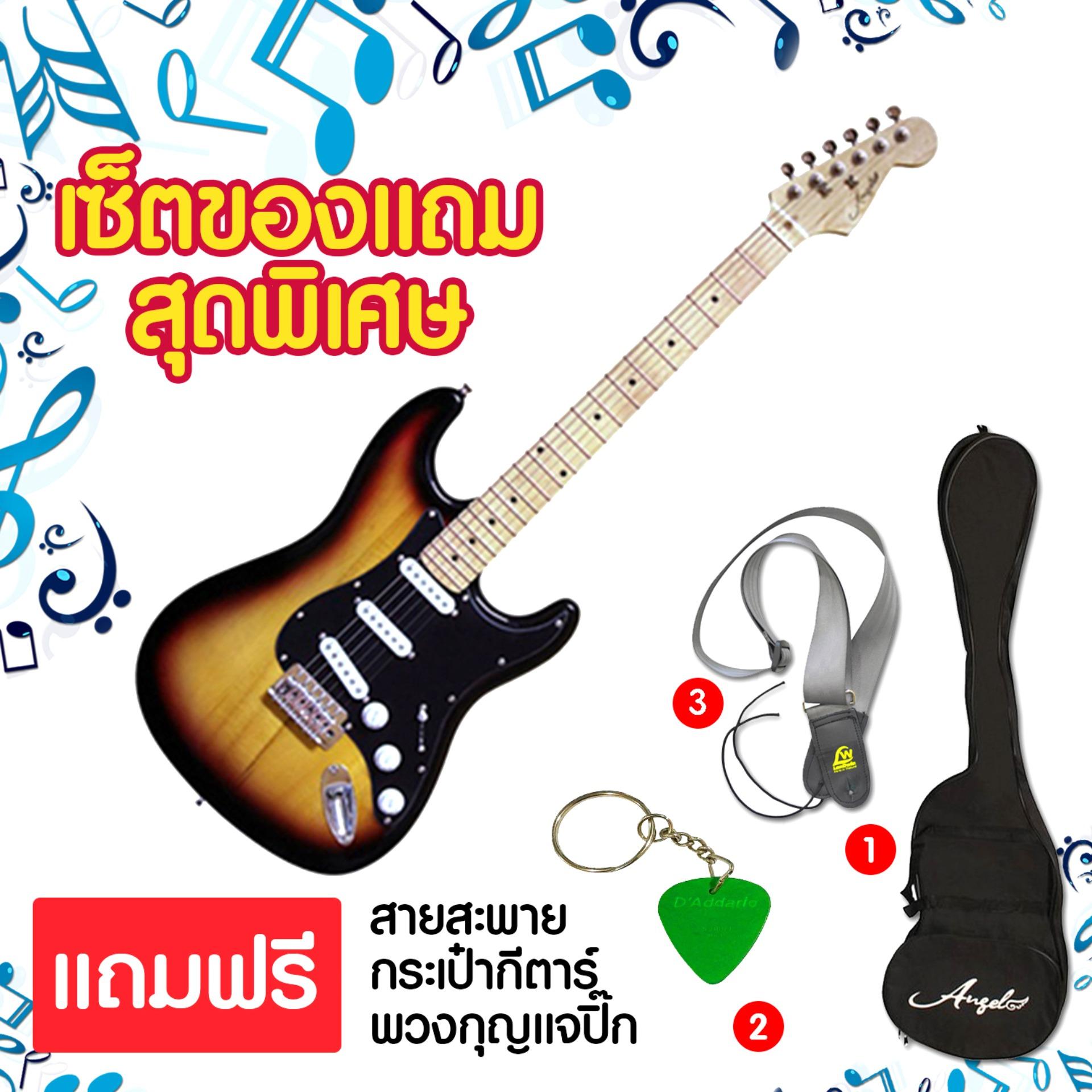 ANGEL กีต้าร์ไฟฟ้า รุ่น AST-200 3SB-SSS3 (22F39 ANGEL กีต้าร์ไฟฟ้า รุ่น AST-200 3SB-SSS3 (22F39