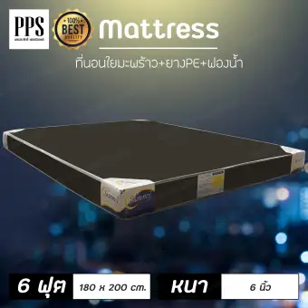 Asia ที่นอนSammy 6ฟุต หนา6นิ้ว หุ้มหนัง pvc