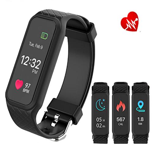 Nanotech New Arrive 2017 หน้าจอสี รุ่นล่าสุด Color Screen Heart Rate Monitor LED Display Watch Touch Screen Bluetooth IOS Android - สีดำ Nanotech New Arrive 2017 หน้าจอสี รุ่นล่าสุด Color Screen Heart Rate Monitor LED Display Watch Touch Screen Bluetooth IOS Android - สีดำ