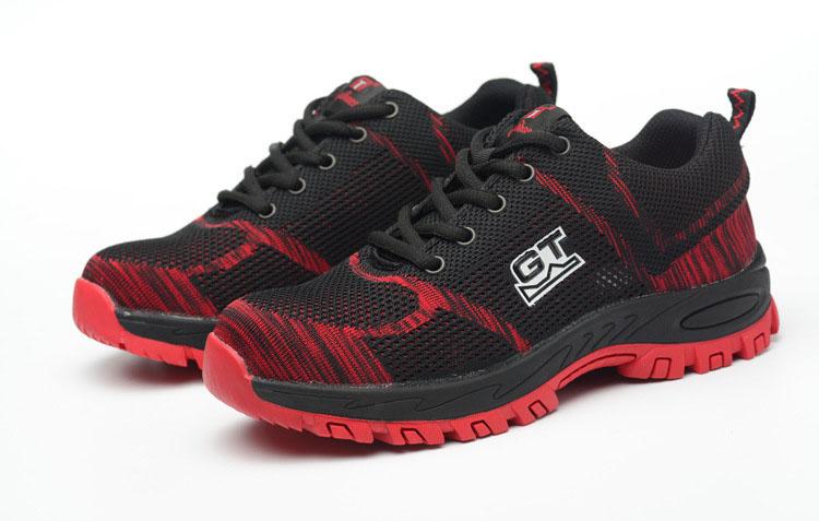Safety shoes รองเท้าเซฟตี้ผ้าใบ หัวเหล็ก ระบายอากาศดี พื้นยางกันลื่น หัวเหล็ก พื้นเสริมแผ่นเหล็ก มี3สีให้เลือก สีดำ/สีน้ำเงิน/สีแดง ดีไซน์สวย ใส่วิ่ง ใส่เที่ยว ใส่ทำงาน ในคู่เดียวกัน