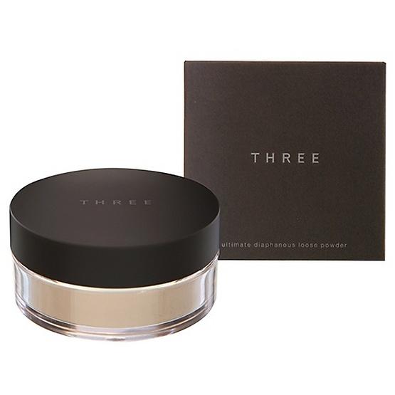 THREE แป้งฝุ่นสูตรโปร่งแสง ULTIMATE DIAPHANOUS LOOSE POWDER (TRANSLUCENT) เบอร์ 01 ขนาด 17 กรัม