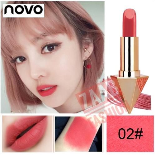 novo DIAMOND LIPSTICK ของแท้ 100%(Zaab Fashion) โนโวลิปเพชร ลิปฝาครอบแบบแม่เหล็ก สวยหรู ดูแพง เนื้อแมท เนียนละเอียด ติดทน ไม่แห้งเป็นคราบ คุ้มค่าเกินราคา novo แบรนด์ที่ไม่เคยทำให้ผิดหวัง novo DIAMOND LIPSTICK ของแท้ 100%(Zaab Fashion) โนโวลิปเพชร ลิปฝาครอบแบบแม่เหล็ก สวยหรู ดูแพง เนื้อแมท เนียนละเอียด ติดทน ไม่แห้งเป็นคราบ คุ้มค่าเกินราคา novo แบรนด์ที่ไม่เคยทำให้ผิดหวัง