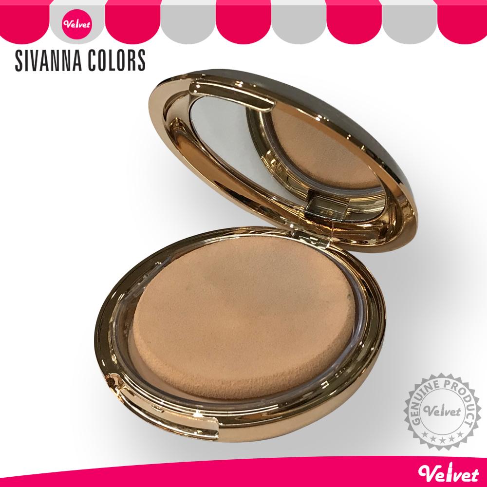 Sivanna Colors Natural and Delicate Powder ซีเวียน่า แป้งพัฟ แป้งหอย เนื้อละเอียดบางเบา HF689 20กรัม