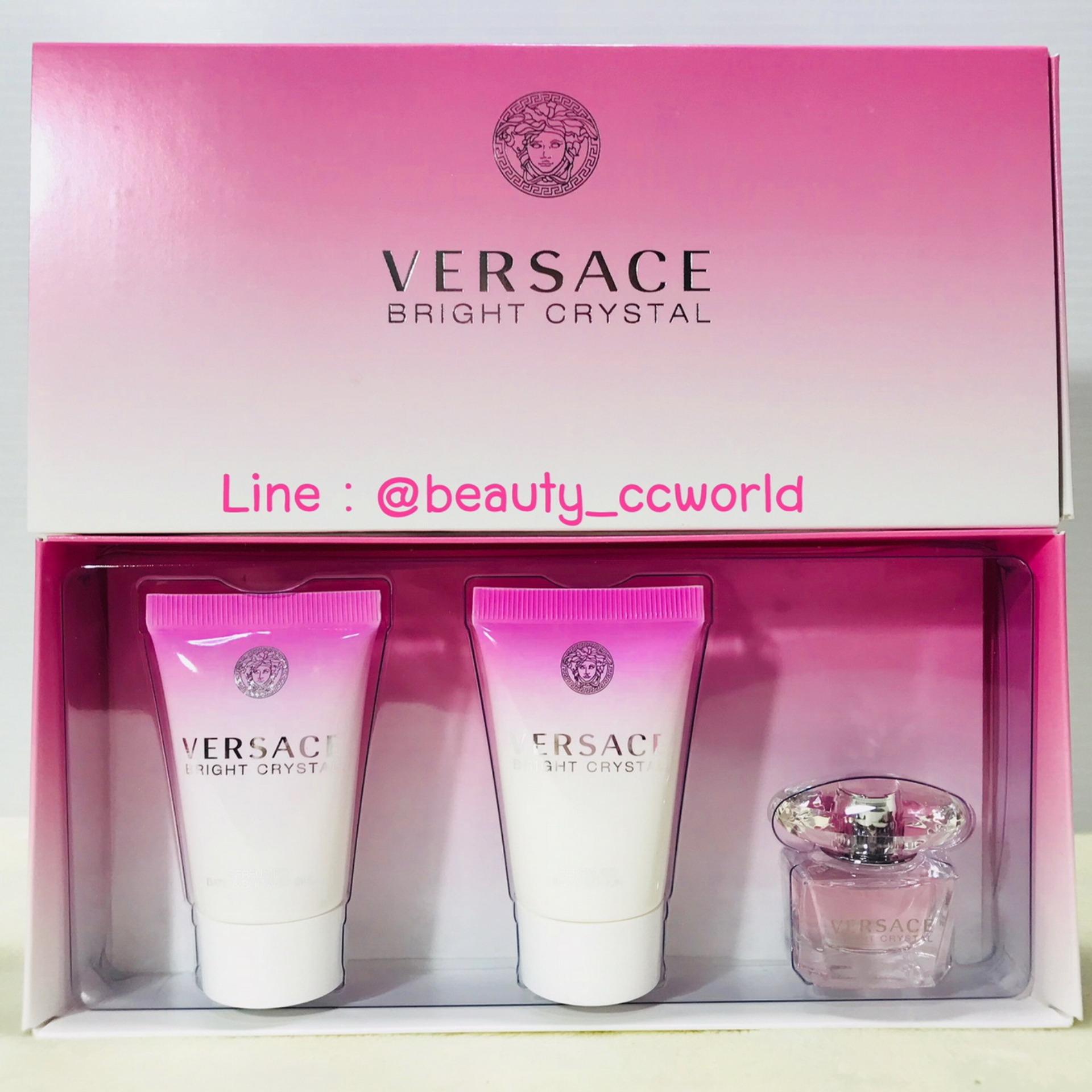 Versace Bright Crystal Gift Set 3 ชิ้น ของแท้100%