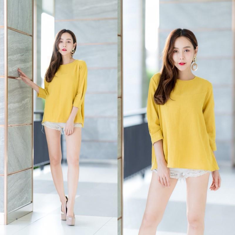 Fashion on art เสื้อแฟชั่นผู้หญิงผ้าลินินสีเหลือง เขียว กรมท่า และสีครีม พร้อมส่งไซส์ L ,XL Fashion on art เสื้อแฟชั่นผู้หญิงผ้าลินินสีเหลือง เขียว กรมท่า และสีครีม พร้อมส่งไซส์ L ,XL