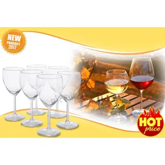 Wine glass แก้วไวน์ขาว แก้วไวน์แดง แก้วไวน์ จำนวน 6 ชิ้น ขนาด 25 เซนติลิตร รุ่น SVALKA Wine glass แก้วไวน์ขาว แก้วไวน์แดง แก้วไวน์ จำนวน 6 ชิ้น ขนาด 25 เซนติลิตร รุ่น SVALKA