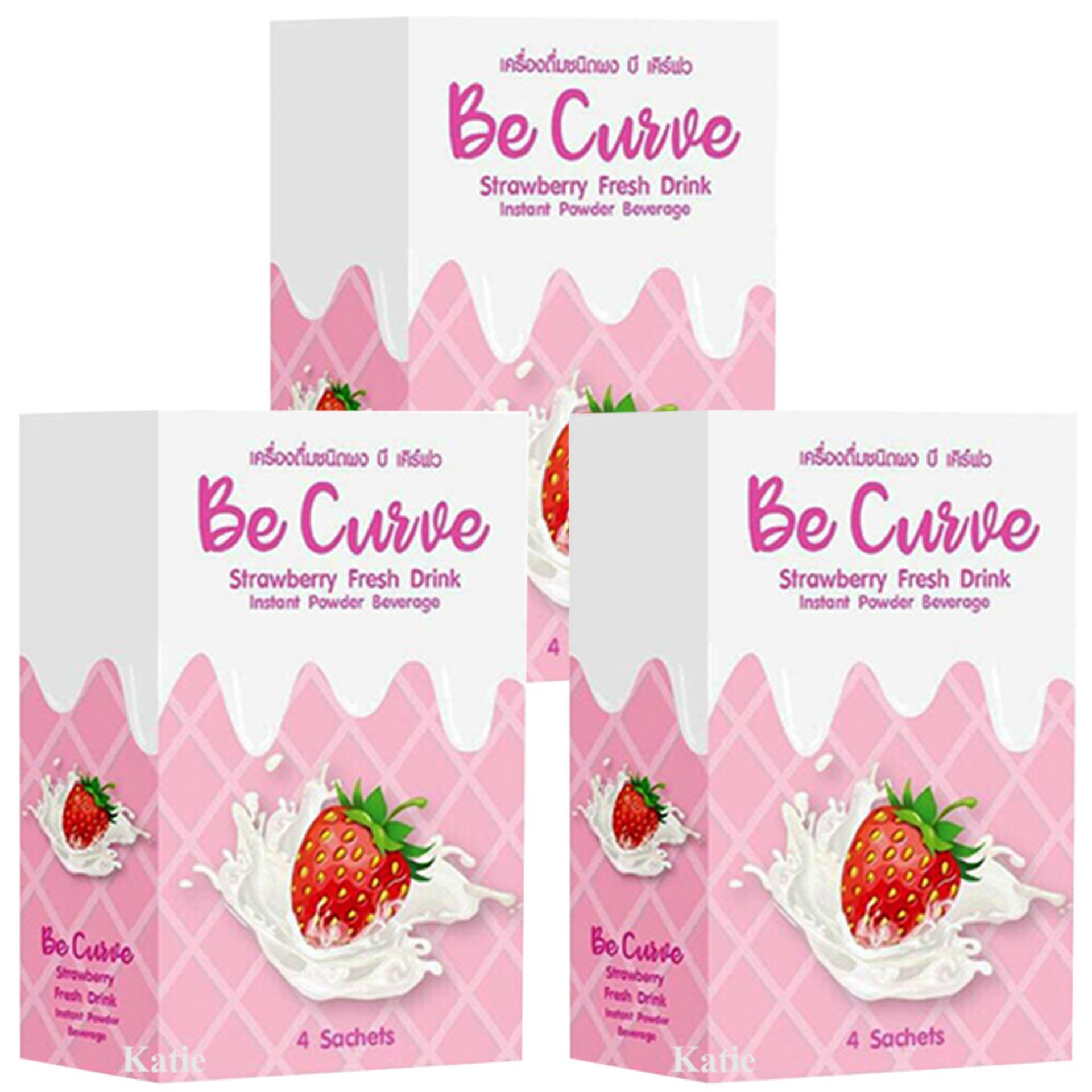 BE CURVE บีเคิฟ by เบลล่า ราณี บรรจุกล่องละ 4 ซอง (3 กล่อง)
