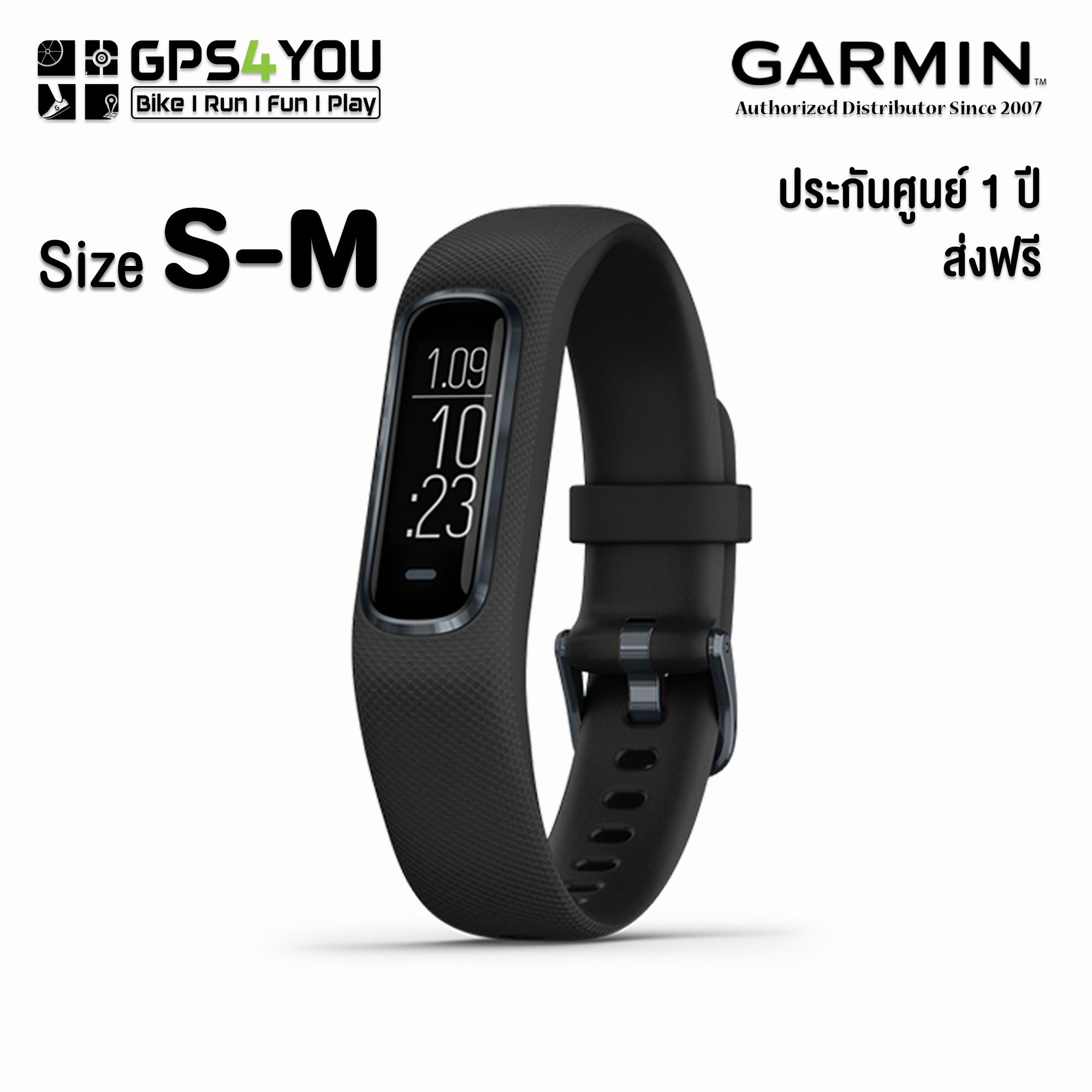 Garmin Vivosmart 4 (Black) (Size S-M) Wrist based ติดตามกิจกรรมด้านสุขภาพและฟิตเนสอย่างมีสไตล์ (สีดำ) (ไซส์ S-M) Garmin Vivosmart 4 (Black) (Size S-M) Wrist based ติดตามกิจกรรมด้านสุขภาพและฟิตเนสอย่างมีสไตล์ (สีดำ) (ไซส์ S-M)