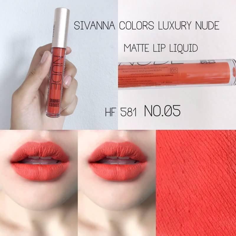 Sivanna lip gloss matte nude HF581 ลิปกลอส เนื้อแมท โทนนู้ดไม่หนักปาก ติดทนนาน เนื้อนุ่ม ไม่แห้ง ไม่ลอก Sivanna lip gloss matte nude HF581 ลิปกลอส เนื้อแมท โทนนู้ดไม่หนักปาก ติดทนนาน เนื้อนุ่ม ไม่แห้ง ไม่ลอก