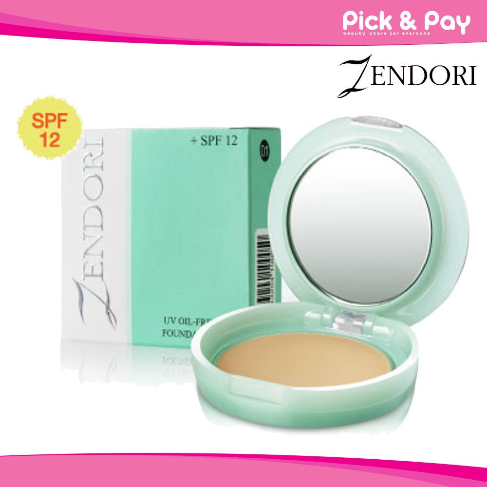 Zendori แป้งพัฟ เซนโดริ UV Oil-Free Foundation SPF12