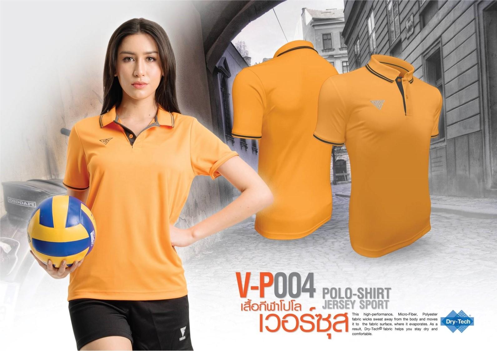 Versus-P004W เสื้อโปโล นุ่มนิ่ม หญิง (ไม่มีกระเป๋า)