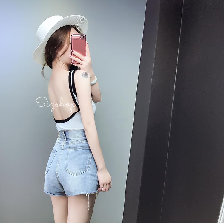เสื้อกล้ามเว้าหลัง สไตล์เกาหลี