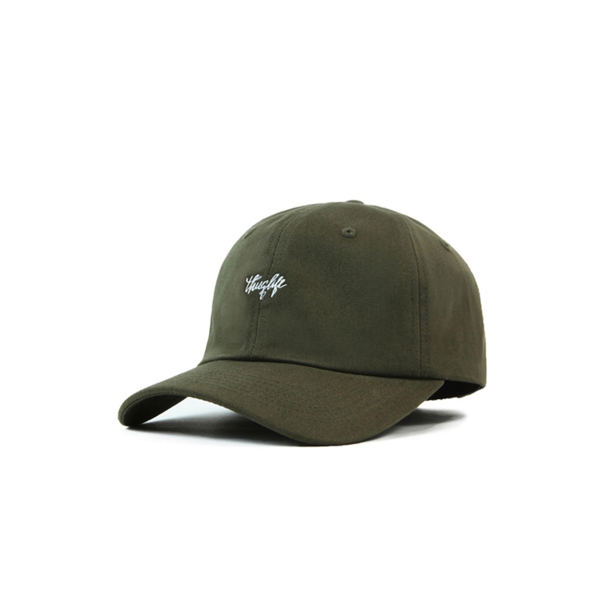 หมวกแก๊ปปีกโค้ง รุ่น Flipper Thuglife (Olive)