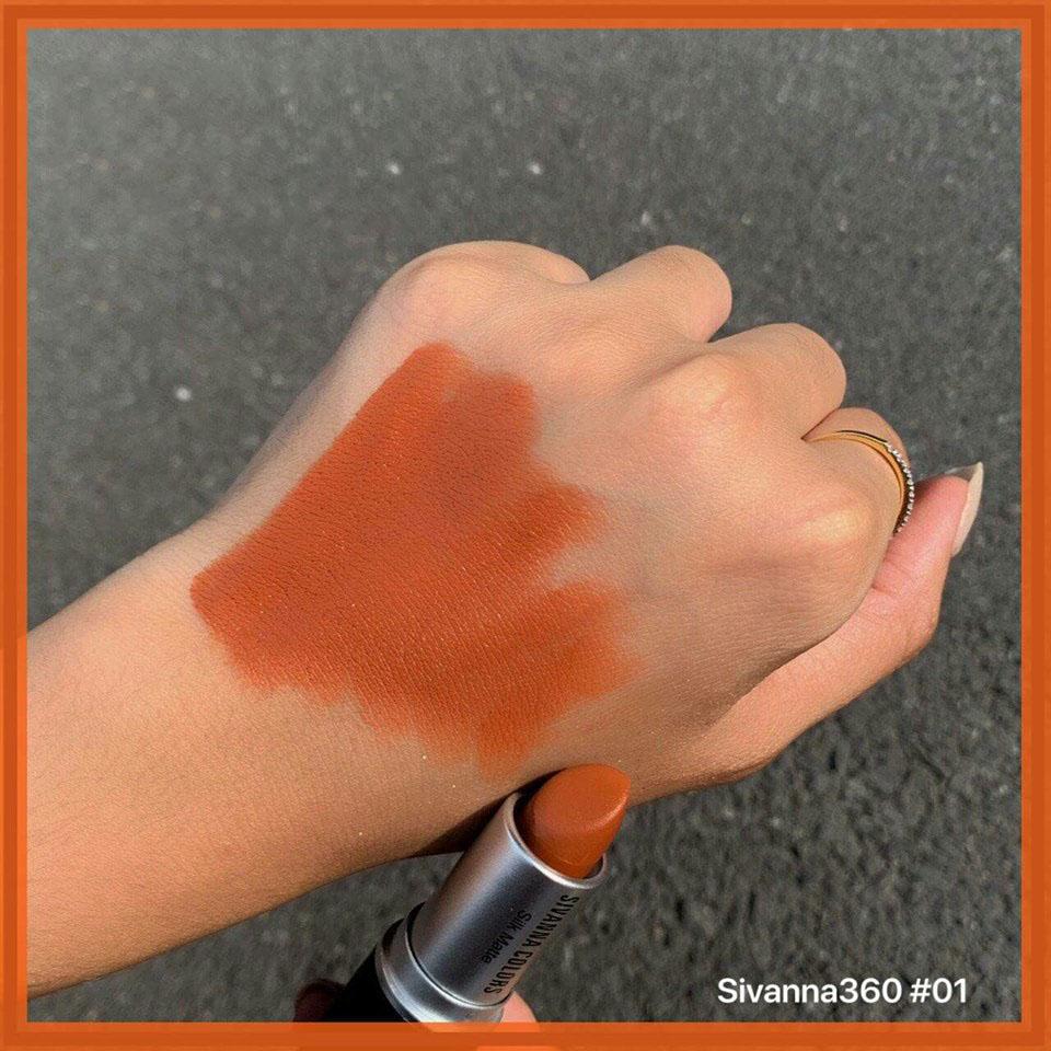❌แท่งละ 80.-❌ #ส้มพีชๆอิฐๆ ชอบโทนนี้ต้องมี เป็นที่ทั้งเนื้อดี และ ถูกจริงๆ #Sivanna360 เบอร์ 1 ลิปเนื้อแมท ไม่แมทแห้ง กลบสีปากเดิมมิด สีแน่นมาก‼️ ❌แท่งละ 80.-❌ #ส้มพีชๆอิฐๆ ชอบโทนนี้ต้องมี เป็นที่ทั้งเนื้อดี และ ถูกจริงๆ #Sivanna360 เบอร์ 1 ลิปเนื้อแมท ไม่แมทแห้ง กลบสีปากเดิมมิด สีแน่นมาก‼️