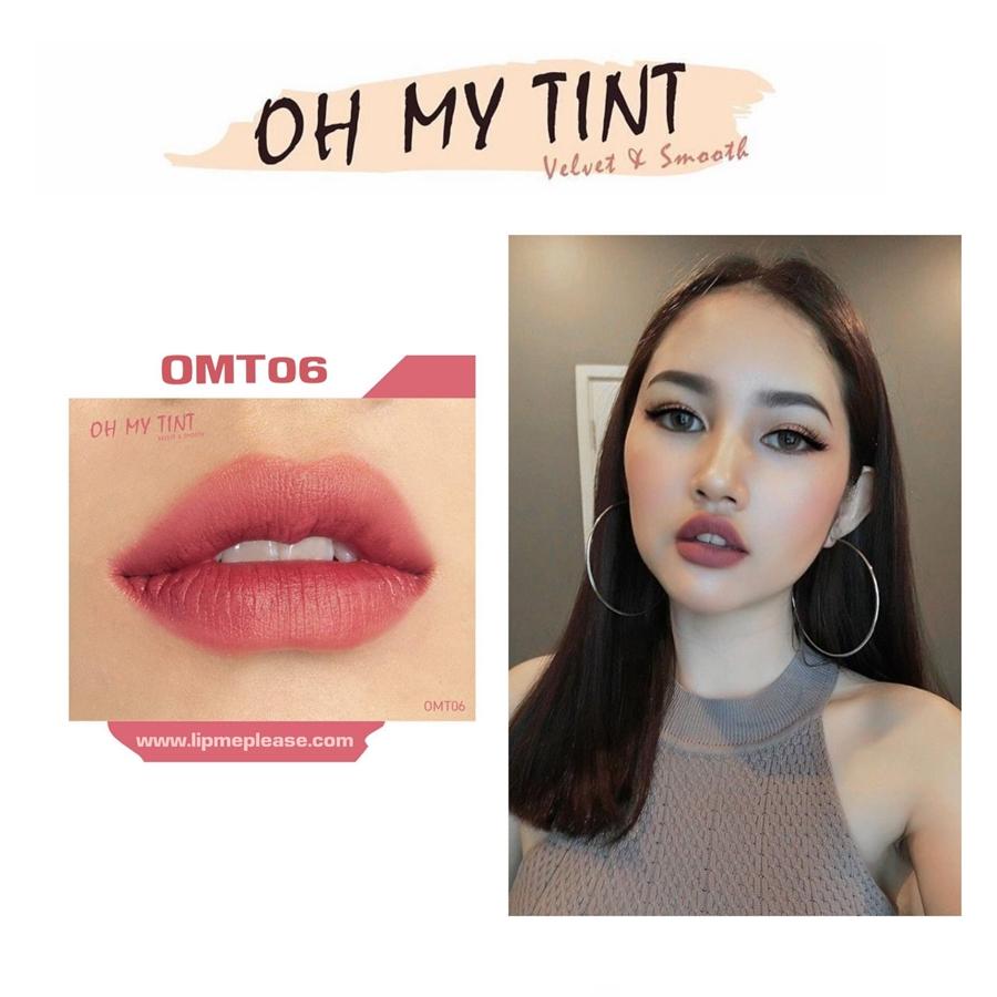 OH MY TINT สี 01-14 (โอ้มายตินท์) ลิปทิ้นเนื้อละมุน 4.5 กรัม OH MY TINT สี 01-14 (โอ้มายตินท์) ลิปทิ้นเนื้อละมุน 4.5 กรัม