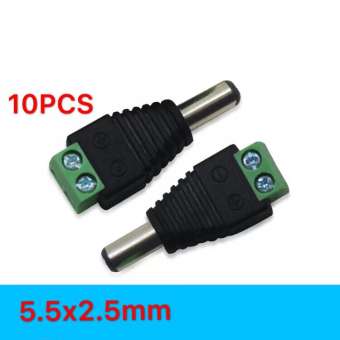 Connector CCTV หัวJack DC ตัวผู้-Power Adapter for CCTV สำหรับต่อสายไฟเลี้ยงกล้อง หรือ ไฟ LED จำนวน 10หัว