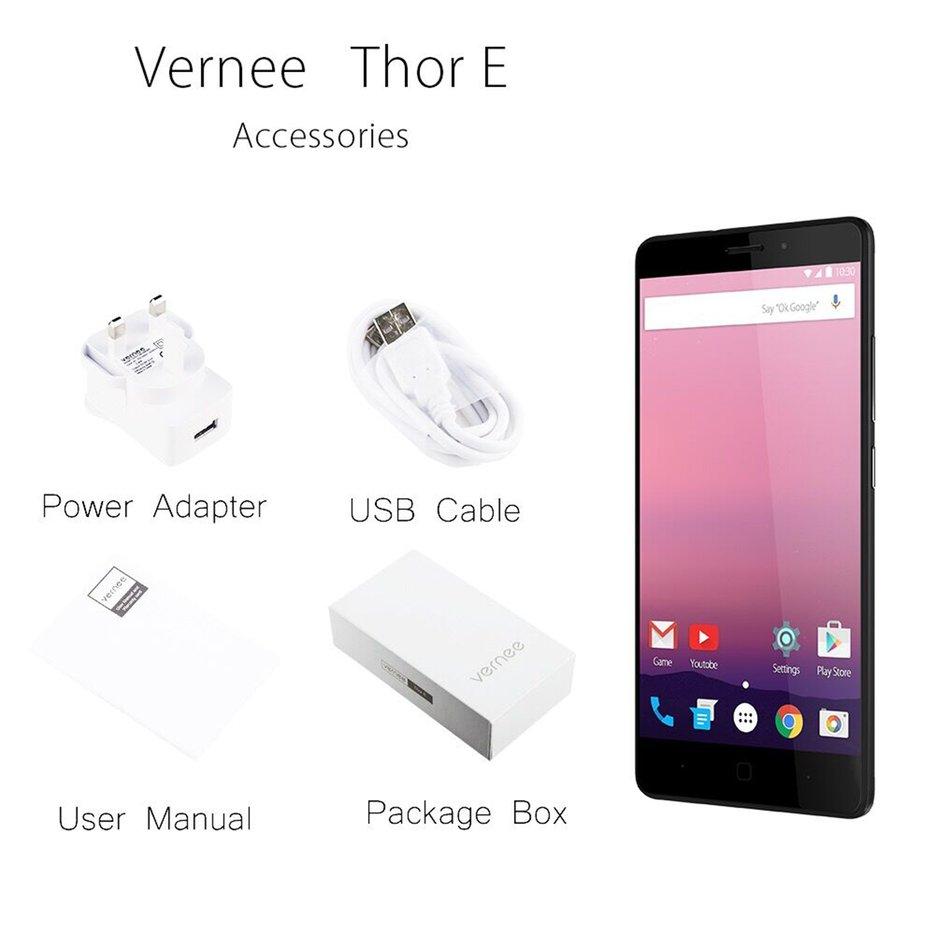 Vernee Thor E 5.5 นิ้ว 3 + 16 กรัม 8 - Core 1.3 กิกะเฮิร์ตซ์สมาร์ทโทรศัพท์มือถือสองซิมการ์ดสแตนด์บาย Vernee Thor E 5.5 นิ้ว 3 + 16 กรัม 8 - Core 1.3 กิกะเฮิร์ตซ์สมาร์ทโทรศัพท์มือถือสองซิมการ์ดสแตนด์บาย