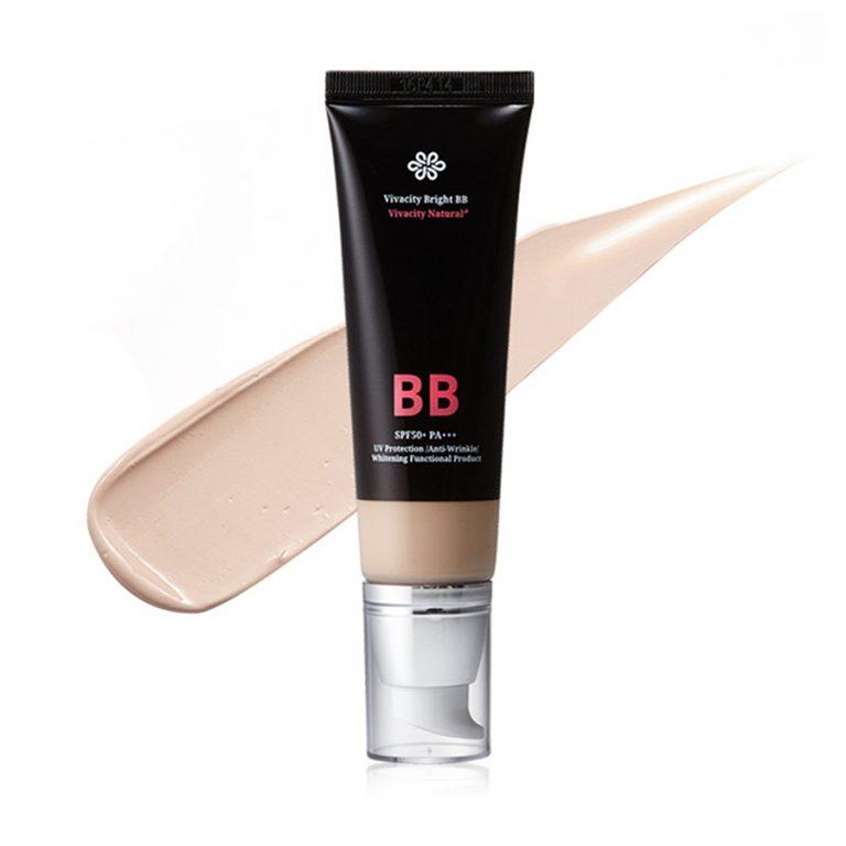 LOVLUV: VIVACITY BRIGHT BB CREAM SPF50+ PA+++ บีบีเนื้อเบา สารสกัดดอกคามิลเลีย