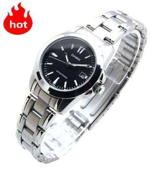 Casio รุ่น LTP-1215A-1A2DF นาฬิกาข้อมือคุณผู้หญิง สายแสตนเลส หน้าปัดดำ - มั่นใจ ของแท้ 100% ประกันศูนย์ 1 ปีเต็ม Casio รุ่น LTP-1215A-1A2DF นาฬิกาข้อมือคุณผู้หญิง สายแสตนเลส หน้าปัดดำ - มั่นใจ ของแท้ 100% ประกันศูนย์ 1 ปีเต็ม