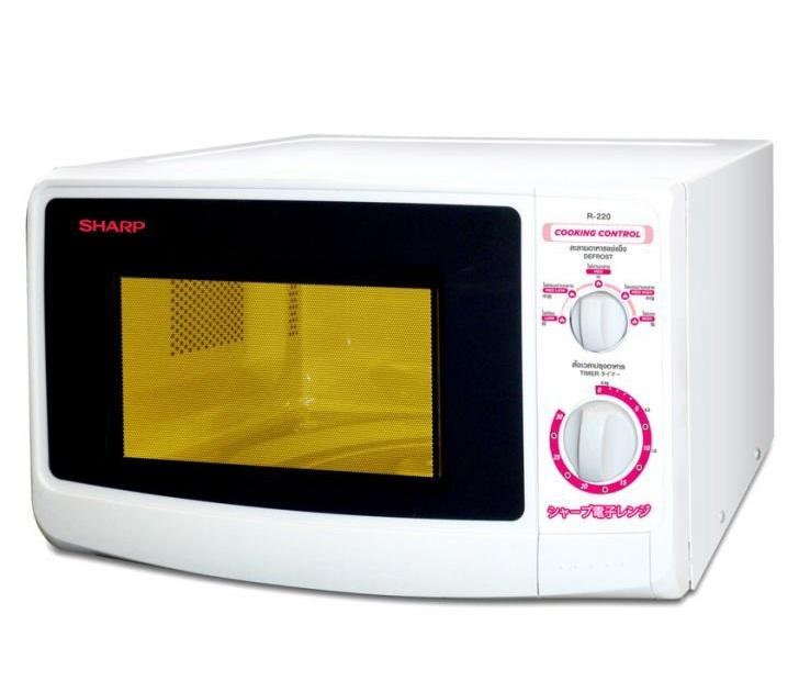 SHARP เตาอบไมโครเวฟ 22 ลิตร รุ่น R-220 (White)