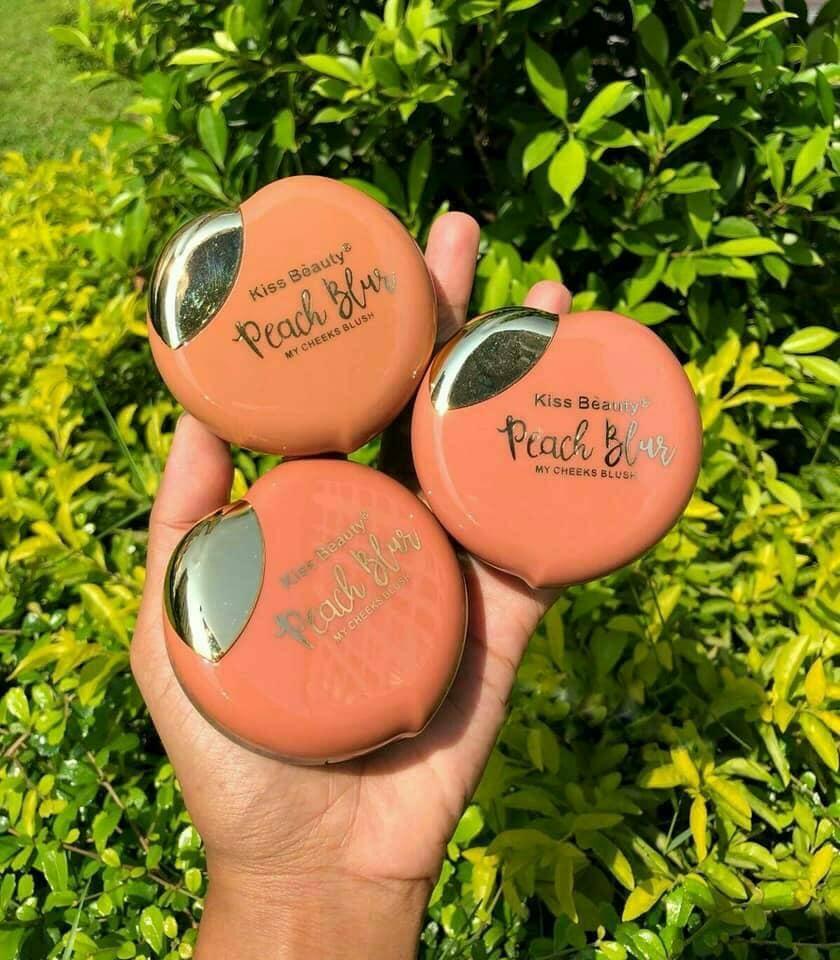 ‼️งานแท้ ‼️❤สินค้าเข้าเเล้ว พร้อมส่งค้า พรีชชชชชช❤ kissbeauty peach blush บรัชออนลูกพีชสุดน่ารัก สีสวยมากกก โทนส้ม โทนอิฐ สวยทุกสี คู่ควรแก่การตำ แพคเกตน่ารัก มาพร้อมแปรงขนาดมินิ ตลับล่ะ 90 บาท