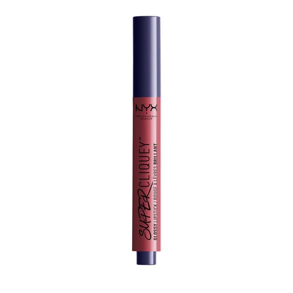 นิกซ์ โปรเฟสชั่นแนล เมคอัพ ซุปเปอร์ คลิกกี้ กลอสซี่ ลิปสติก - SCGLS NYX Professional Makeup Super Cliquey Glossy Lipstick - SCGLS Pout Party