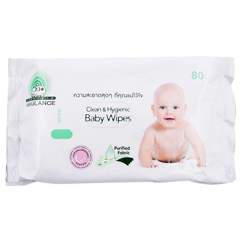 โปรโมชั่น รถพยาบาลผ้าเช็ดทำความสะอาดสำหรับเด็ก 80แผ่น ของแท้ 100% ราคาถูก พร้อมส่ โปรโมชั่น รถพยาบาลผ้าเช็ดทำความสะอาดสำหรับเด็ก 80แผ่น ของแท้ 100% ราคาถูก พร้อมส่