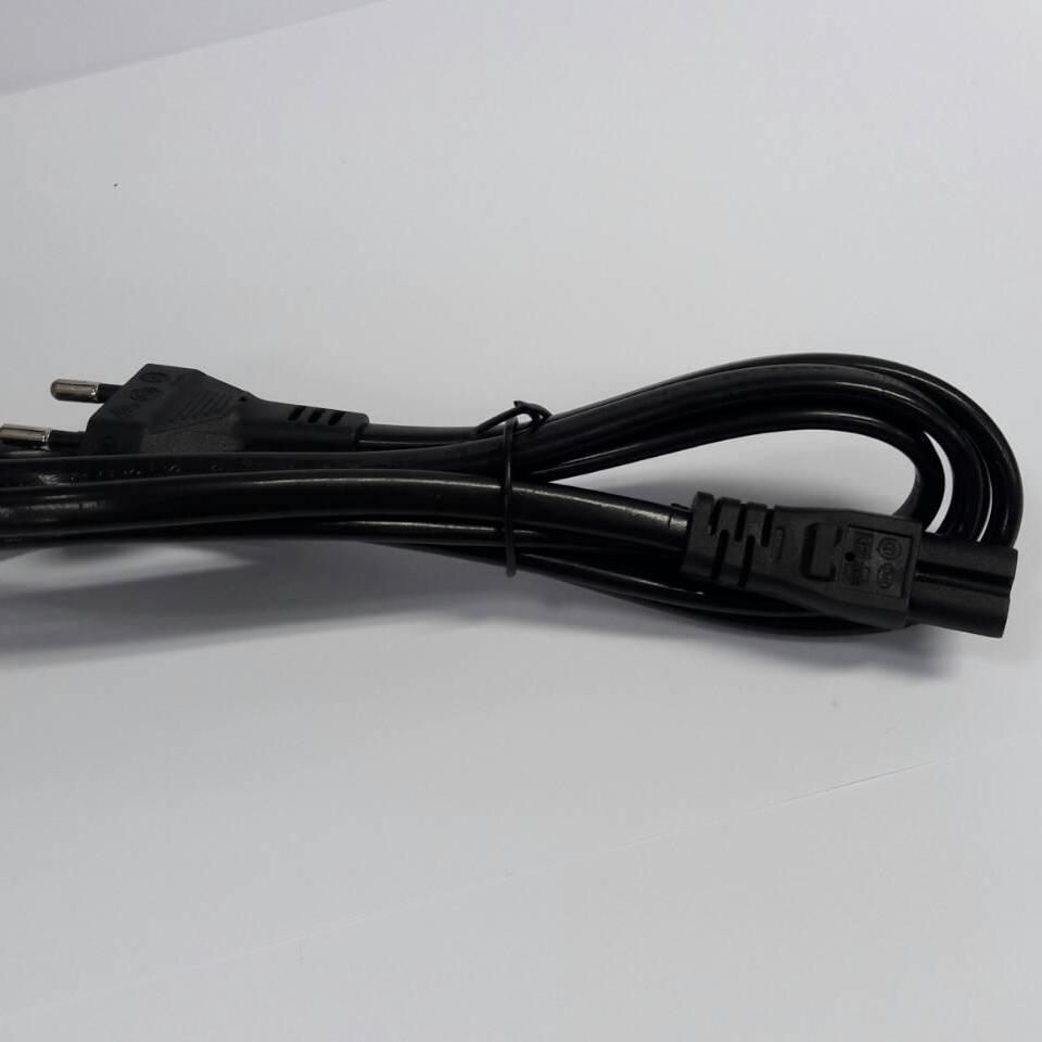 สายไฟ AC Power 2 รู สายไฟขนาด 2x0.75 mm ยาว 1.8 เมตร ปลั๊กหัวกลม (ออกใบกำกับภาษีได้)