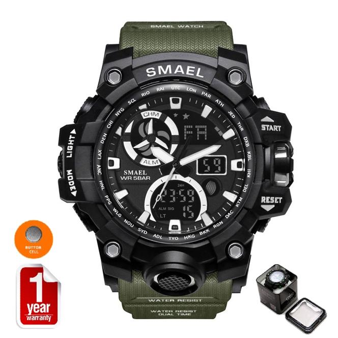 SMAEL นาฬิกาข้อมือผู้ชาย Sport Digital LED รุ่นฮิต SM1545N (NEW ! Design) พร้อมกล่องเหล็ก SMAEL สุดเท่ห์ SMAEL นาฬิกาข้อมือผู้ชาย Sport Digital LED รุ่นฮิต SM1545N (NEW ! Design) พร้อมกล่องเหล็ก SMAEL สุดเท่ห์
