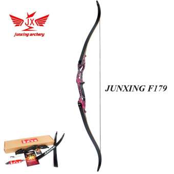 45LBS Purple Camo Adult Archery Recurve Bow American Hunting Target Fishing Take Down JUNXING F179 ธนู