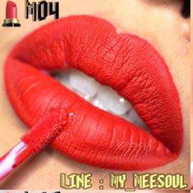 ลิปติค Meesoul Lip matt ลิปคุณภาพดี ลิปนำเข้าจากเกาหลี ลิปแท้เป็นมิตรติดทนนาน