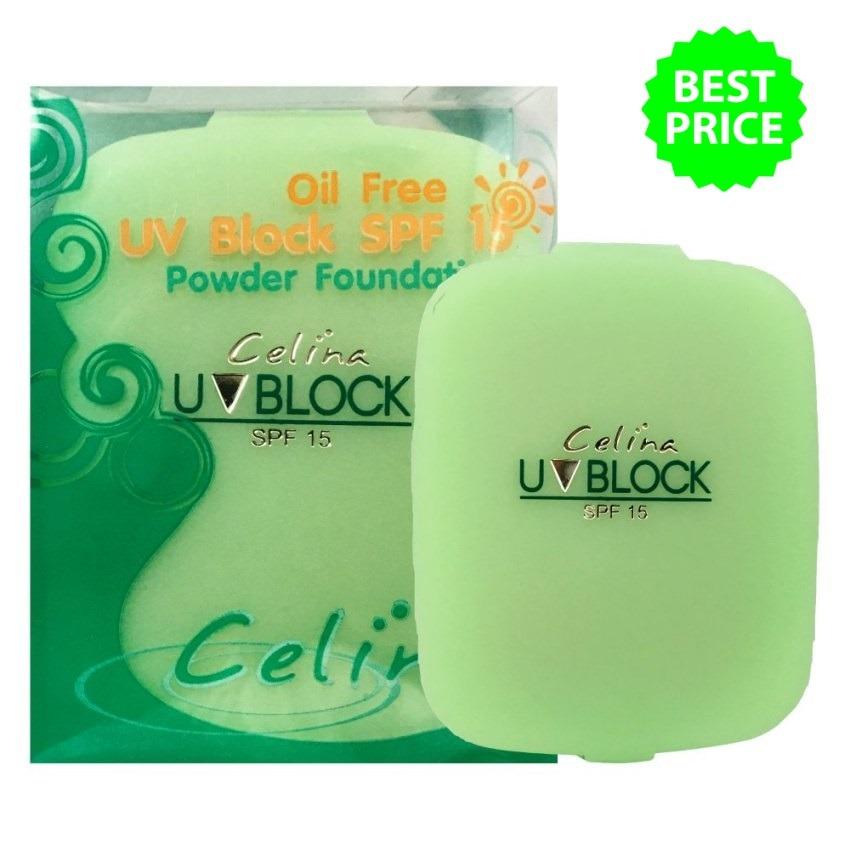 Celina UV Block SPF 15แป้ง เซลีน่า ยูวีบล็อก แป้งพริตตี้ 14 กรัม(รีฟิล)