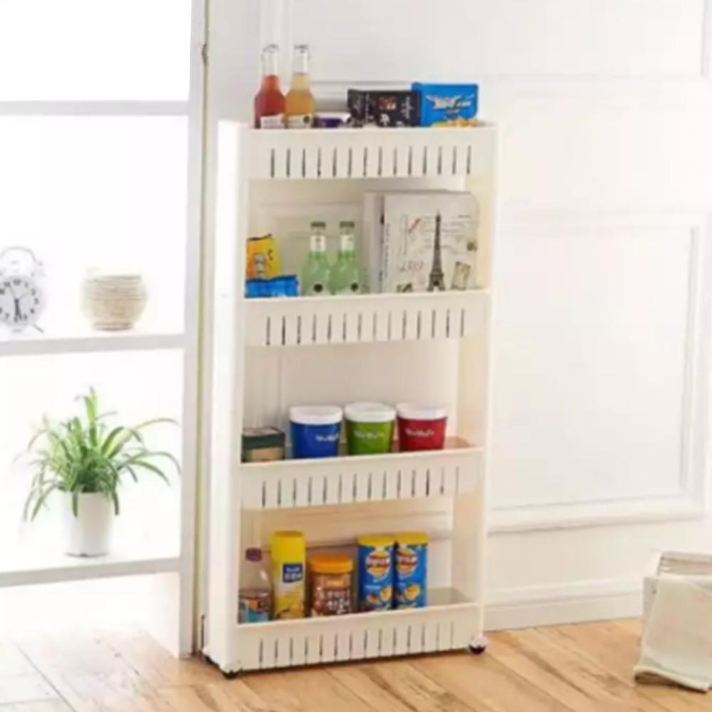MY HOME DESIGN: 4 - Layered Mobile Slim Wheel Rack ชั้นวางของ ชั้นจัดเก็บของ ชั้นมีล้อเลี่อน คุณภาพดี MY HOME DESIGN: 4 - Layered Mobile Slim Wheel Rack ชั้นวางของ ชั้นจัดเก็บของ ชั้นมีล้อเลี่อน คุณภาพดี