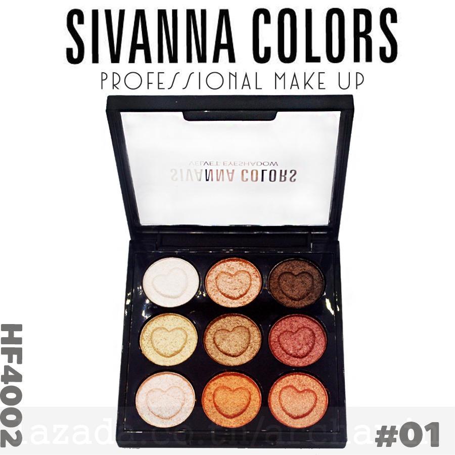 Sivanna Colors Velvet Eyeshadow เบอร์ 01ซีเวียน่า อายแชโดว์ เนื้อครีม เนื้อแน่นติดทนนาน
