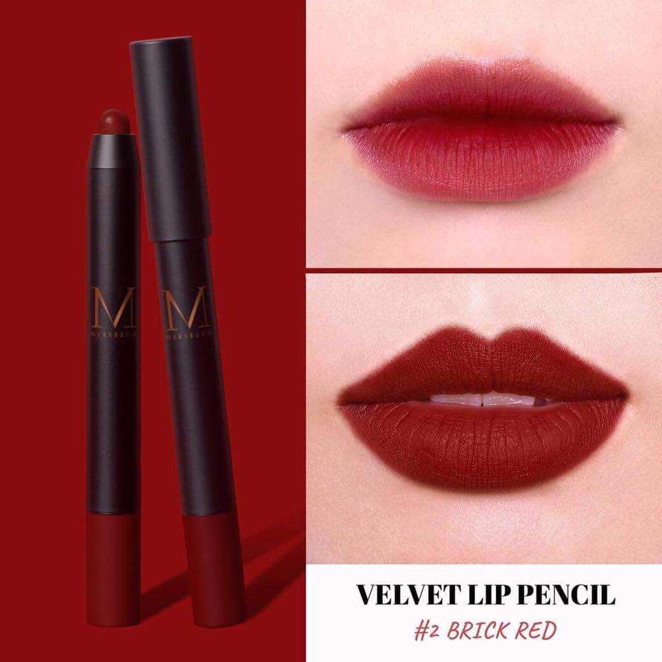 Merrezca velvet lip pencil เมอเรสก้า ลิปดินสอ กันน้ำ เนื้อแมท Merrezca velvet lip pencil เมอเรสก้า ลิปดินสอ กันน้ำ เนื้อแมท