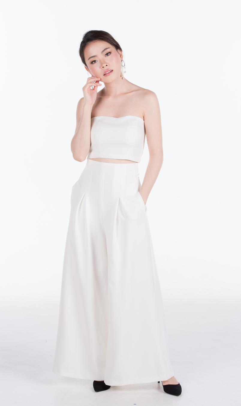 Jane Soraya - Minimal Pant กางเกงขายาว สีขาว