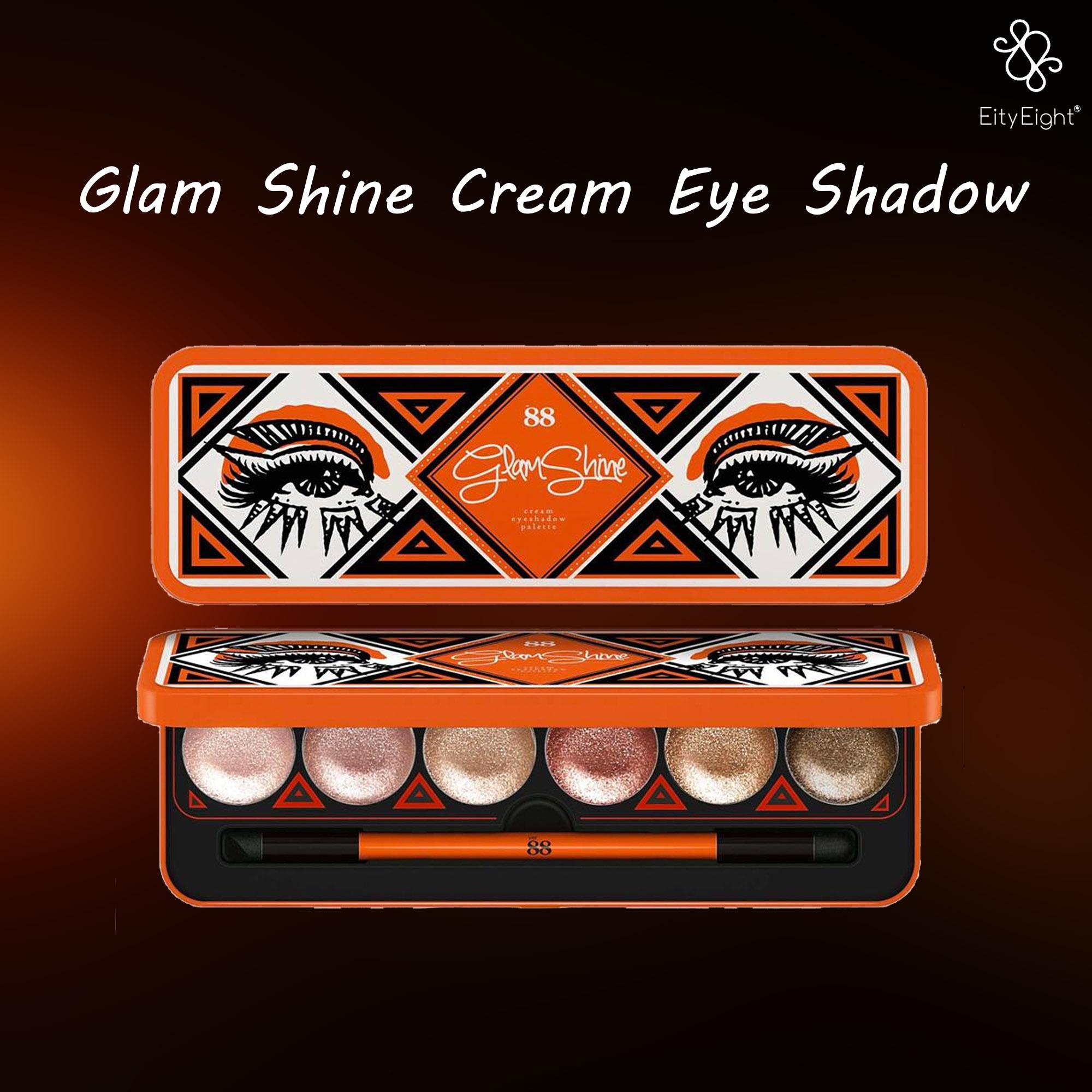Ver.88 Glam Shine Cream Eye Shadow Palette เวอร์ 88 แกลม ชายน์ ครีม อายแชโดว์ พาเลท
