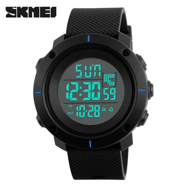 SKMEI รุ่น 1213 นาฬิกาข้อมือ นาฬิกาแฟชั่น ผู้ชาย สีเทา Brand New Luxury Men Sports Watches LED Digital Watch ส่งเร็ว ไม่ต้องรอนำเข้า