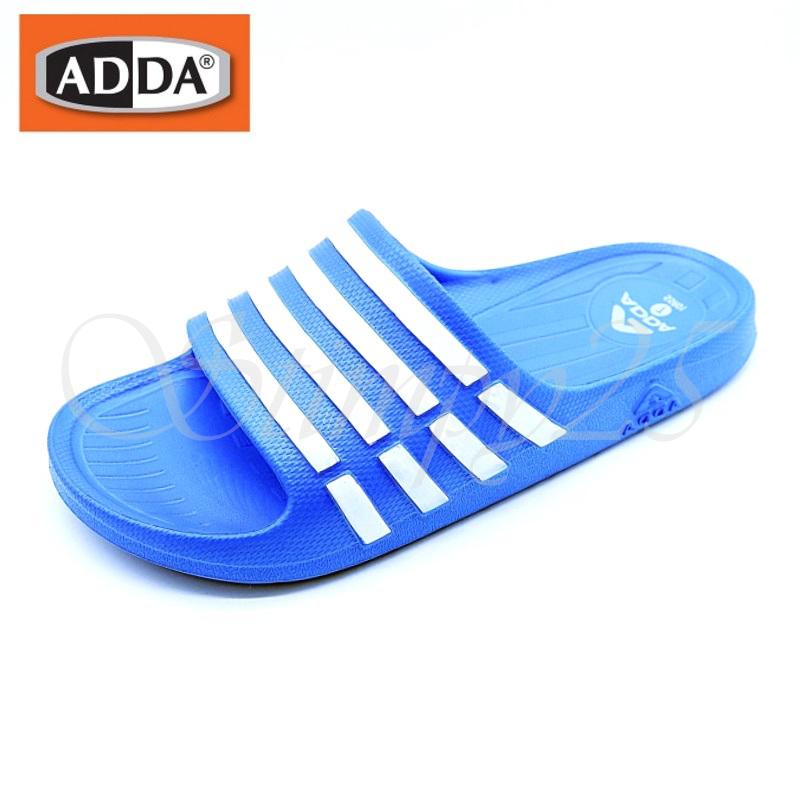 ADDA 55R01 เด็กสตรีบุรุษลายรองเท้าแตะฤดูร้อนชายหาดสบาย ๆ เดินรองเท้าที่ทันสมัยเปิดนิ้วเท้า