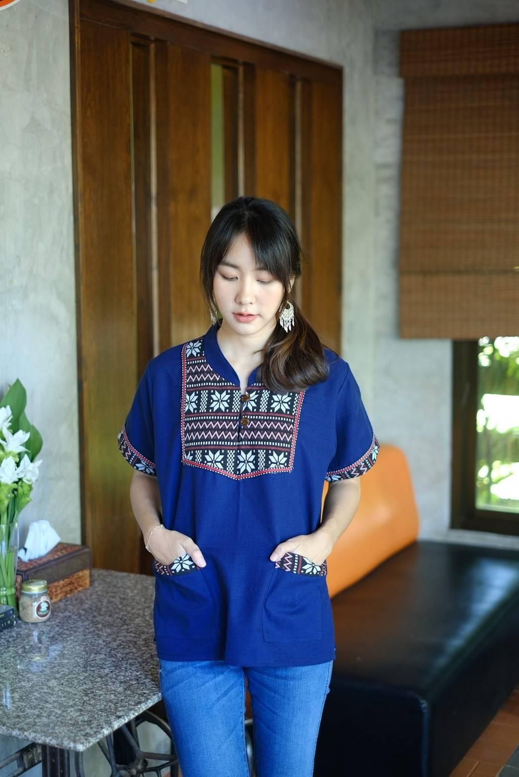 เสื้อผ้าฝ้ายเชียงใหม่ อก38-40 (1ตัว)