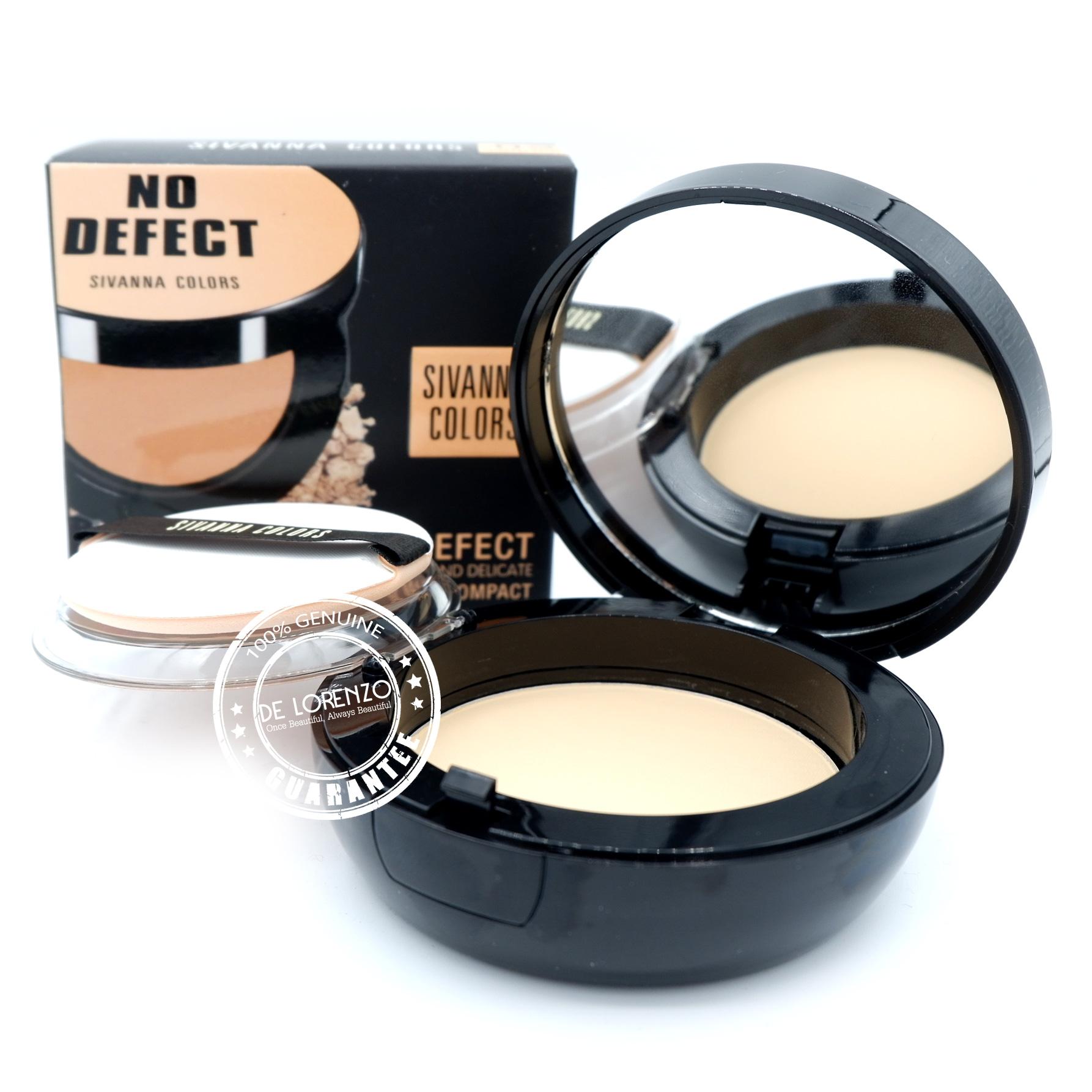 Sivanna Colors No Defect Natural And Delicate Two Way Compact HF6003 สิวันนา แป้งพัฟ แป้งคุมมัน ซีเวียน่า แป้งผสมรองพื้น แป้งพัฟคุมมัน ไม่อุดตัน