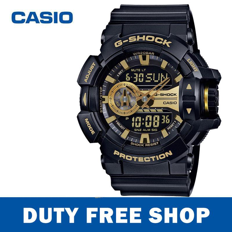 Casio G-Shock นาฬิกาข้อมือผู้ชาย สีแดง สายเรซิ่น รุ่น GA-400GB-1A9/GA-400HR-1A/GA-400CS-7A