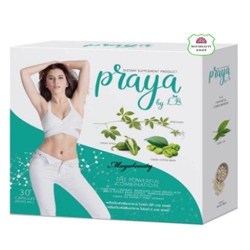 Praya by LB ปู ไปรยา อาหารเสริม ลดน้ำหนัก หุ่นสวย ด้วยผัก ผลไม้ 1 กล่อง(30 แคปซูล/กล่อง)