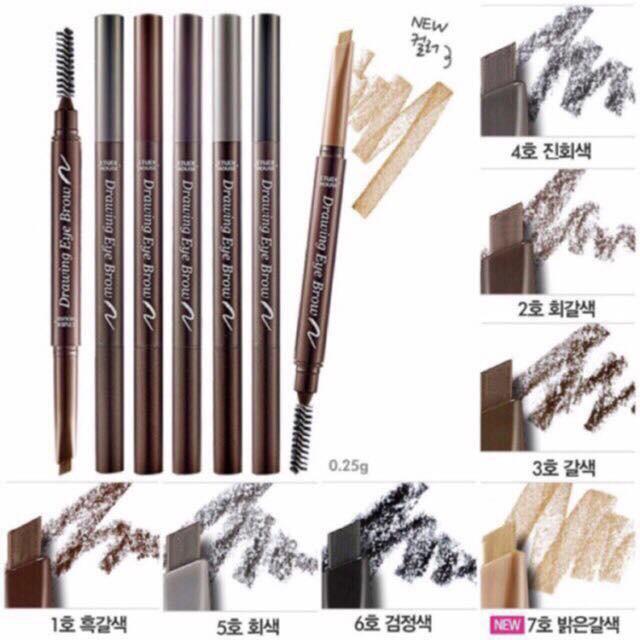 Etude House Drawing Eye Brow ดินสอเขียนคิ้ว เพิ่มปริมาณ↑30% ที่เขียนคิ้ว ดินสอ เขียนคิ้ว