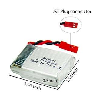 Battery For Sky Hunter X8 แบตเตอรี่สำหรับโดรน X8 Sky Hunter ตรงรุ่น ขนาด 3.7 V. 650 mAh.