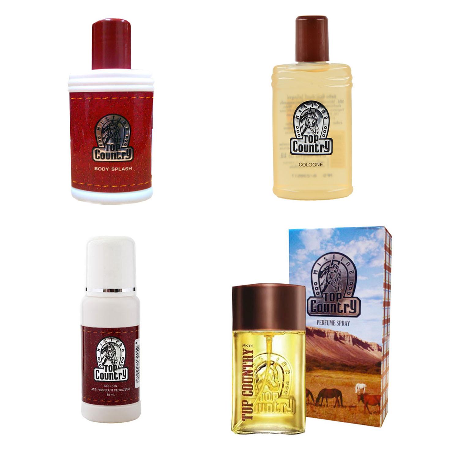 Mistine Top Country Body Splash,Perfume Spray,Cologne and Roll-on มิสมีนน้ำหอม ท็อป คันทรี